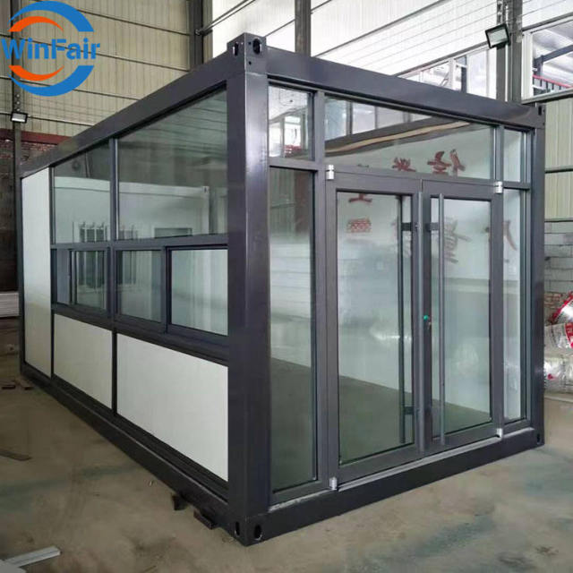 WinFair Easy Assembly Movable Portable Detachable 20ft 40ft Modular Living Container House for Construction Site Use