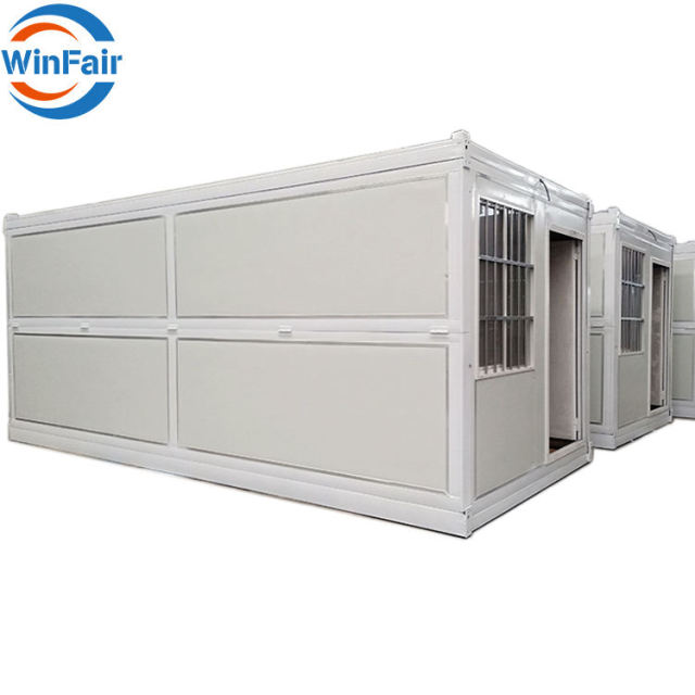 WinFair Folder Prefabricated Portable House Office Box Home Low Cost Site Construction Folding Container House