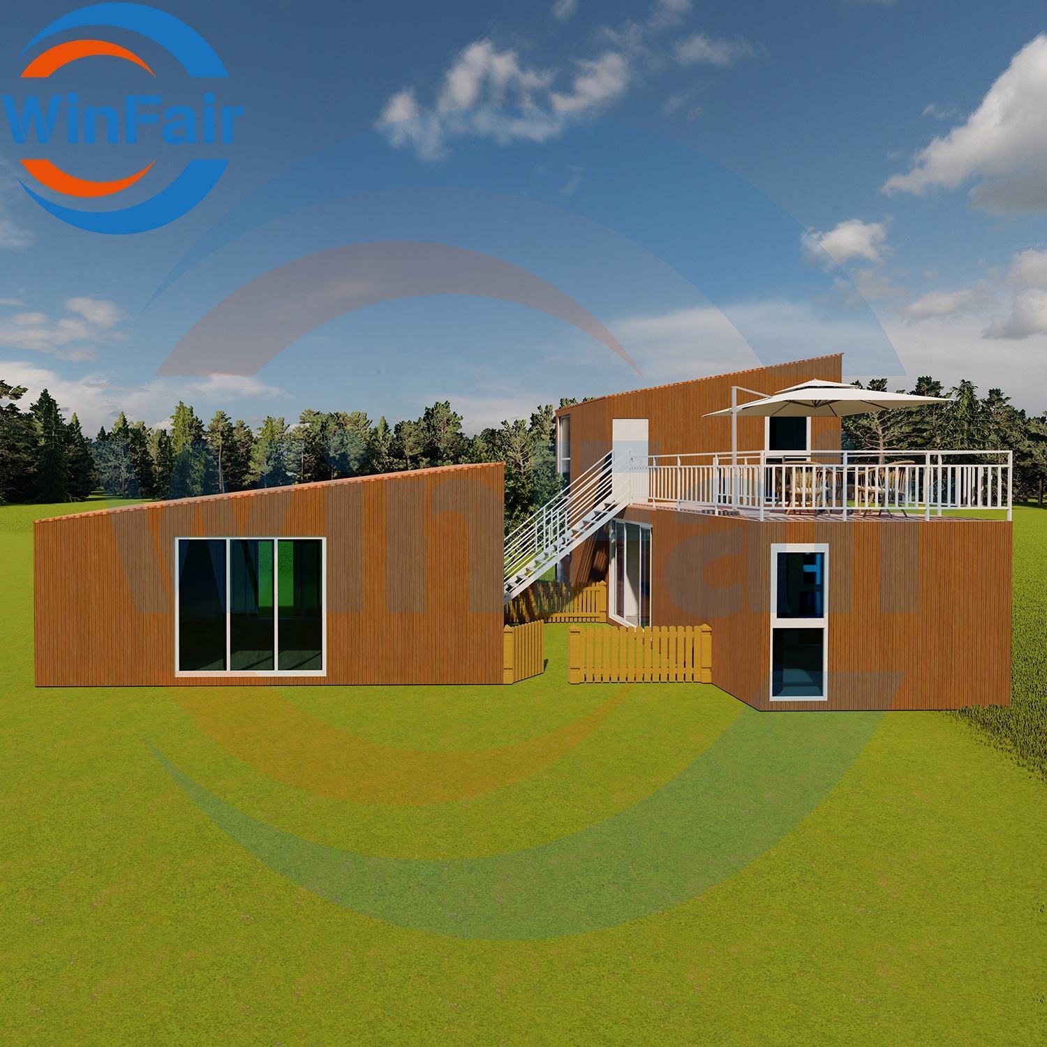 WinFair Portable Mobile Prefab Homes Modulair Casas Prefabricated Module Fabricated Container House Modern Homes Houses Prices