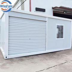 WinFair Prefab Garage Storage Room Detachable 20ft 40ft Modular Home Living Container Homes Mobile Houses