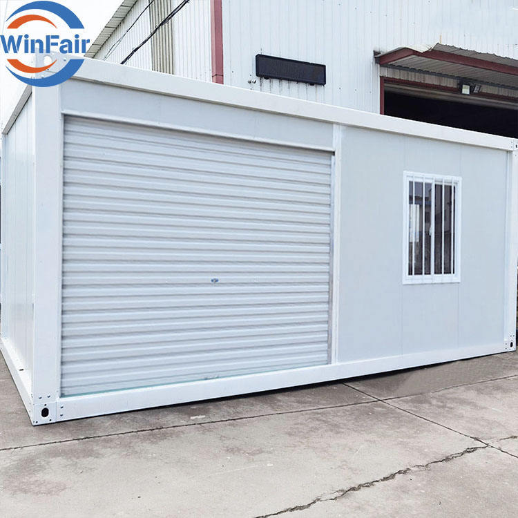 WinFair Prefab Garage Storage Room Detachable 20ft 40ft Modular Home Living Container Homes Mobile Houses
