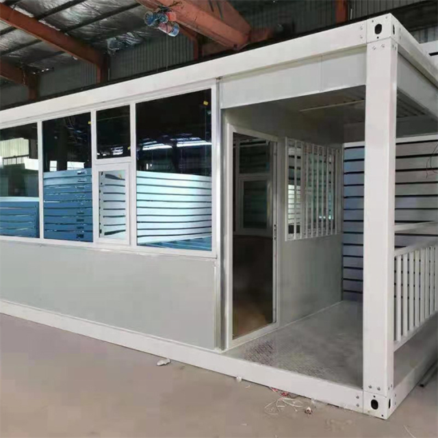 WinFair Warehouse Security Booth Guard Room Sentry Box Safe Prefab Homes Prefabricated Modular Container House