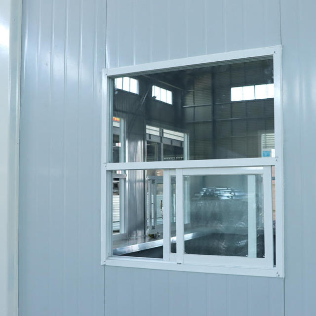 WinFair Steel Structure Outdoor Mobile Kiosk Detachable Sandwich Panel Portable Ticket House Security Booth Guard Sentry Box