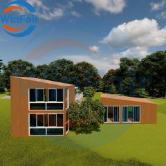 WinFair Ready Modern Luxury Premade House Prefab Prefabricated Modular Homes Shipping Living Movable Container Houses For Sale