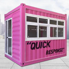 WinFair Easy Assembly Movable Portable Detachable 20ft 40ft Modular Living Container House for Construction Site Use