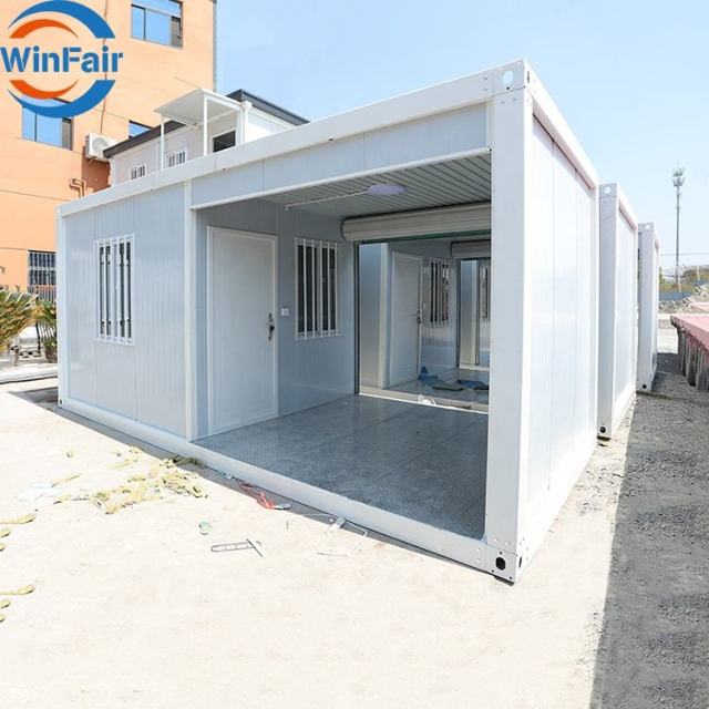 WinFair Warehouse Portable Security Booth Guard Room Sentry Box Prefab Homes Prefabricated Modular Container House