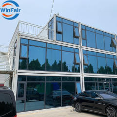 WinFair Prefab Modern Prefabricated Tiny Homes Modular Flat Pack Detachable Container House