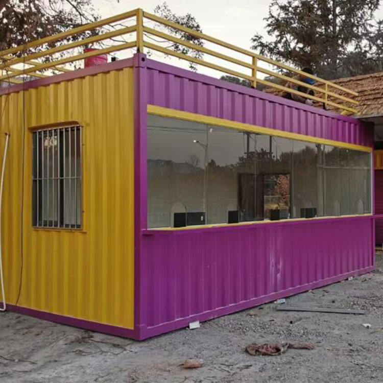 WinFair Easy Assembly Movable Portable Detachable 20ft 40ft Modular Living Container House for Construction Site Use