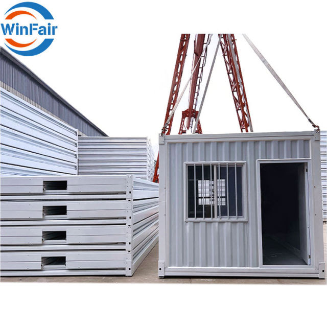 WinFair High Quality Luxury Folding Office Prefab Houses Outdoor Garage Warehouse Storage Room Folding Container House
