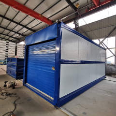 WinFair Support Customized Rolling Door Outdoor Garage Warehouse Storage Room Folding Container House