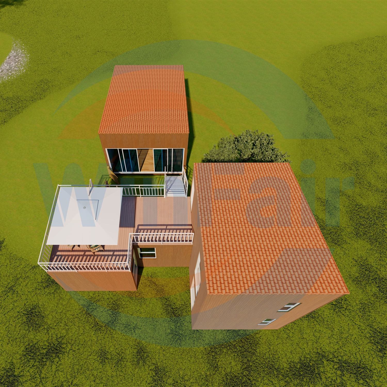 WinFair Ready Modern Luxury Premade House Prefab Prefabricated Modular Homes Shipping Living Movable Container Houses For Sale