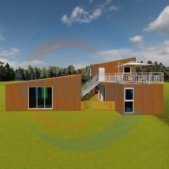 WinFair Luxury Cheap Modular Prefabricated Mobil Pre Fabric Container Module Home Prefab Flat Pack House Villas To Live In China