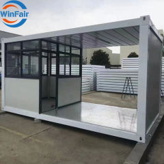 WinFair Warehouse Security Booth Guard Room Sentry Box Safe Prefab Homes Prefabricated Modular Container House