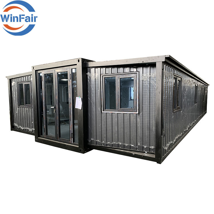 WinFair 40Ft Australia Expandable Foldable Portable House 3 Bedroom Container House Luxury Prefabricated Home With Bathroom