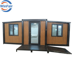 WinFair Living Container 20Ft Mobile Expansible Prefab Luxury Extension Portable Expandable Foldable Modelar House With Restroom