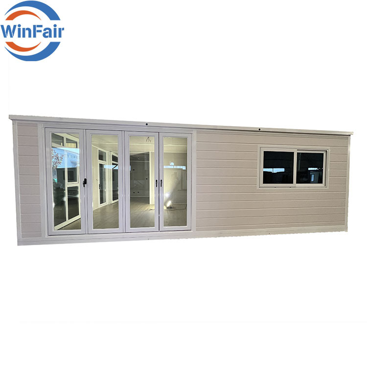 WinFair 30Ft Mobile Prefab Expandable House Prefabricated 3 Bedroom Container House With Kitchen Assemble Home Ready Made House