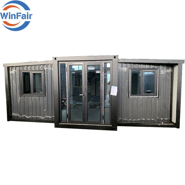 WinFair 40Ft Australia Expandable Foldable Portable House 3 Bedroom Container House Luxury Prefabricated Home With Bathroom