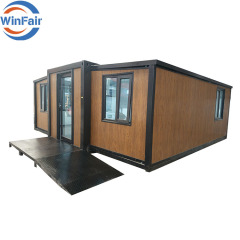 WinFair Expandable Prefabricated 20Ft Houses Assemble Homes Modern Mobile Expansible Prefab Tiny Ready Made House 1 Bedroom