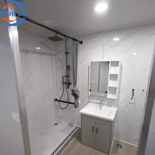 WinFair Living Container 20Ft Mobile Expansible Prefab Luxury Extension Portable Expandable Foldable Modelar House With Restroom