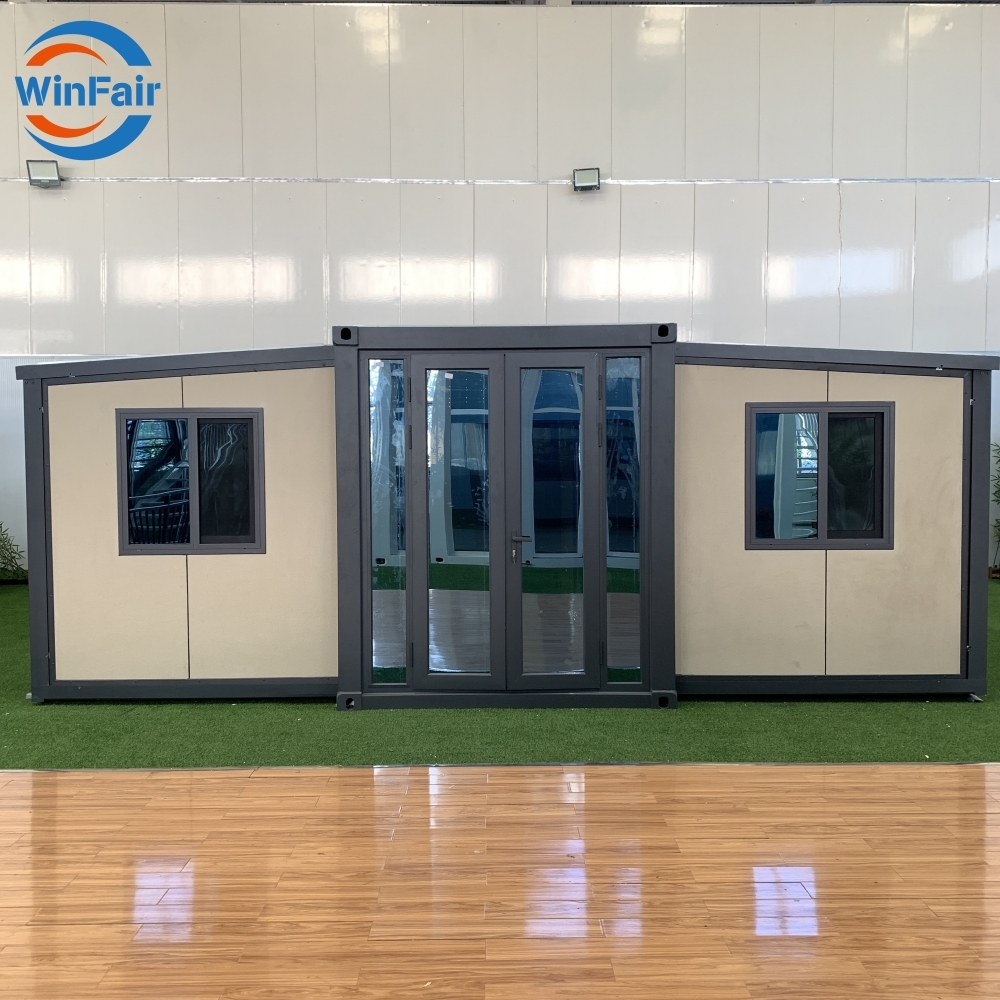 WinFair Mobile Portable Expandable Foldable Prefab Tiny 20Ft Container Prefabricated House Ready 2 Bedroom With Bathroom
