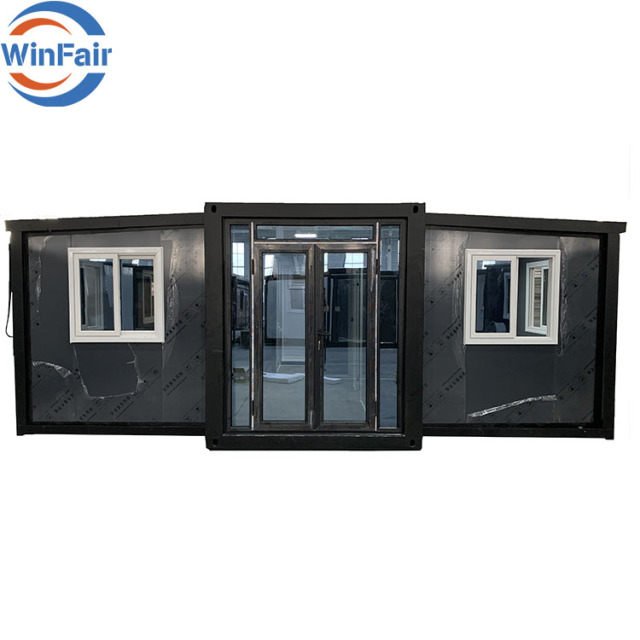 WinFair 20Ft Houses Homes Modern Mobile Expansible Prefab Tiny 2 Bedroom Container House With Kitchen And Restroom