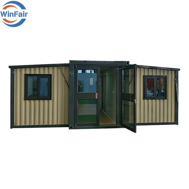 WinFair Extendable Container Houses Ready To Living 2 Bedroom Portable Two Bedroom Luxury Prefabricated 2 Bed Room House