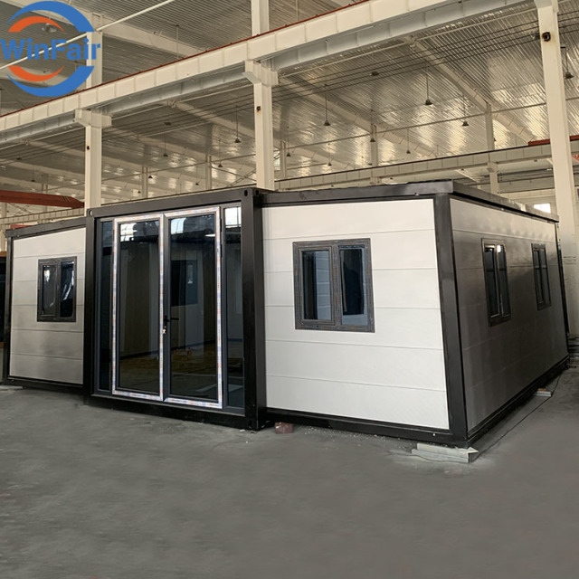 WinFair Expandable Mobile Foldable Container Villas Prefab Beach Expansive House Modern Luxury Design 20 Ft Under 50K