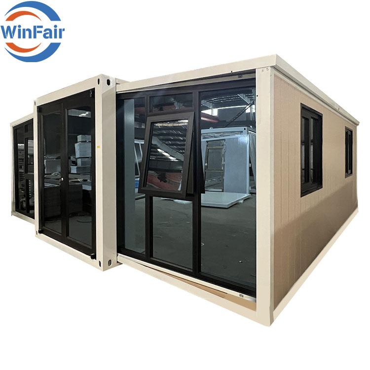 WinFair Portable Mobile Foldable 2 Bedroom Container House Expanding 20Ft Expandable Prefab House China To Live In With Bathroom