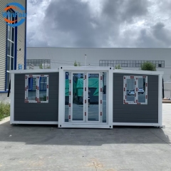 WinFair Prefabricated Prefabrik Mobile Foldable Extension 20Ft Prefab Extensible Container Houses With Bathroom China 2 Rooms