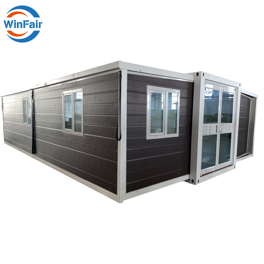 WinFair Expandable Home Prefab Modern Prefabricated 2 Bedroom Container House 30Ft From China With Kitchen And Bathroom