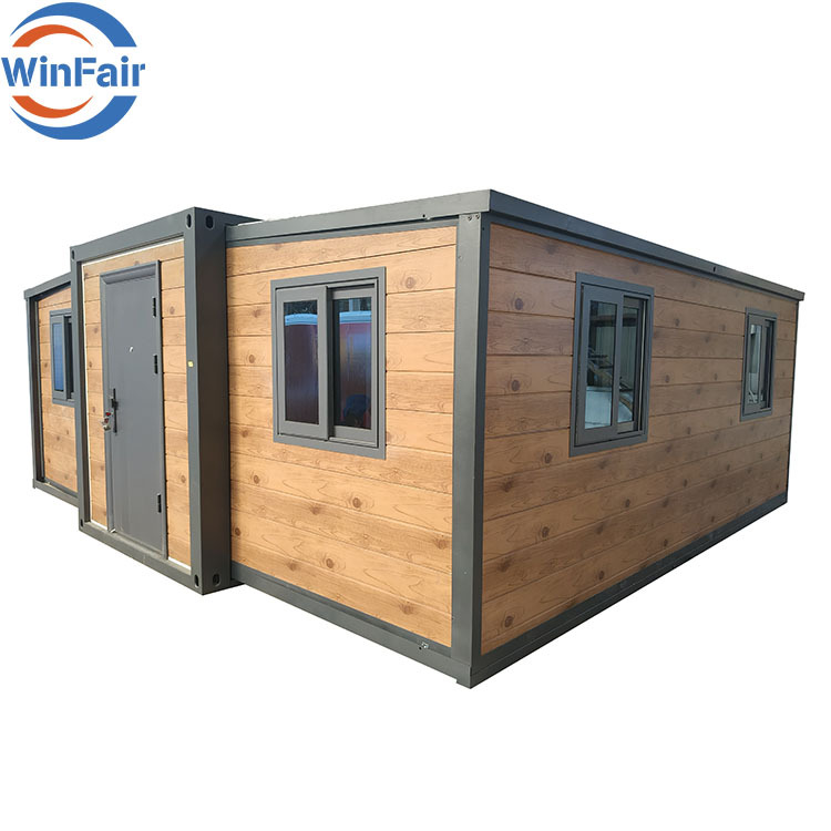 WinFair Luxury 20Ft Prefabricated Living Mobile Expandable Container Modelar Home Prefab Modern Houses 2 Bedroom Container House