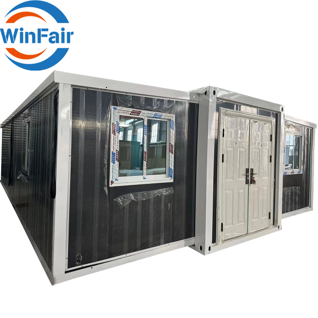 WinFair Mobile Expandableprefab Foldable Tiny Container Prefab Modular House For Living Ready 2 Bedroom With Bathroom