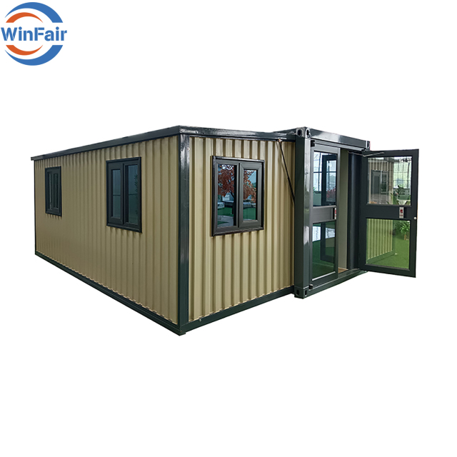 WinFair Extendable Container Houses Ready To Living 2 Bedroom Portable Two Bedroom Luxury Prefabricated 2 Bed Room House