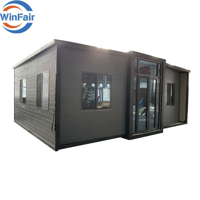 WinFair 20Ft Luxury Modern Prefabricated Tiny Homes Mobile Expandable Modelar Living Prefab 2 Bedroom Container House