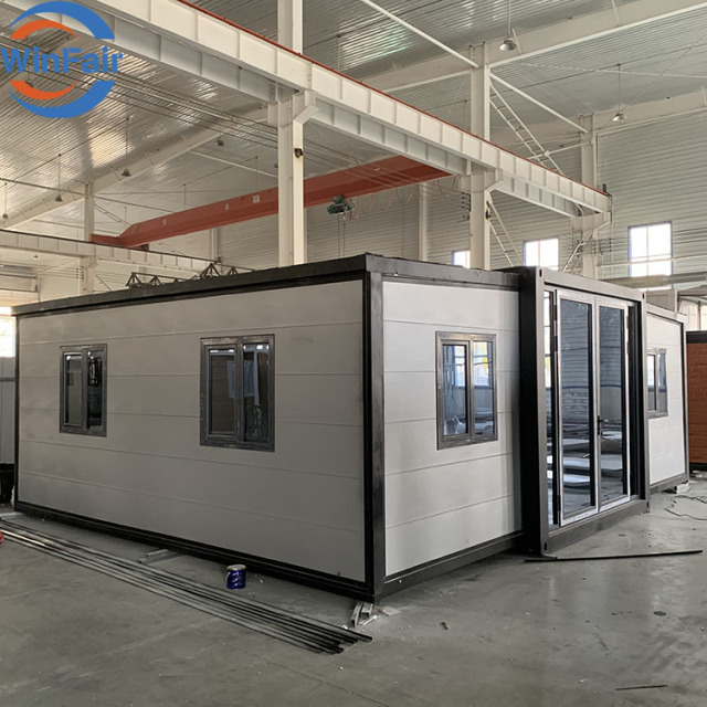 WinFair Expandable Mobile Foldable Container Villas Prefab Beach Expansive House Modern Luxury Design 20 Ft Under 50K