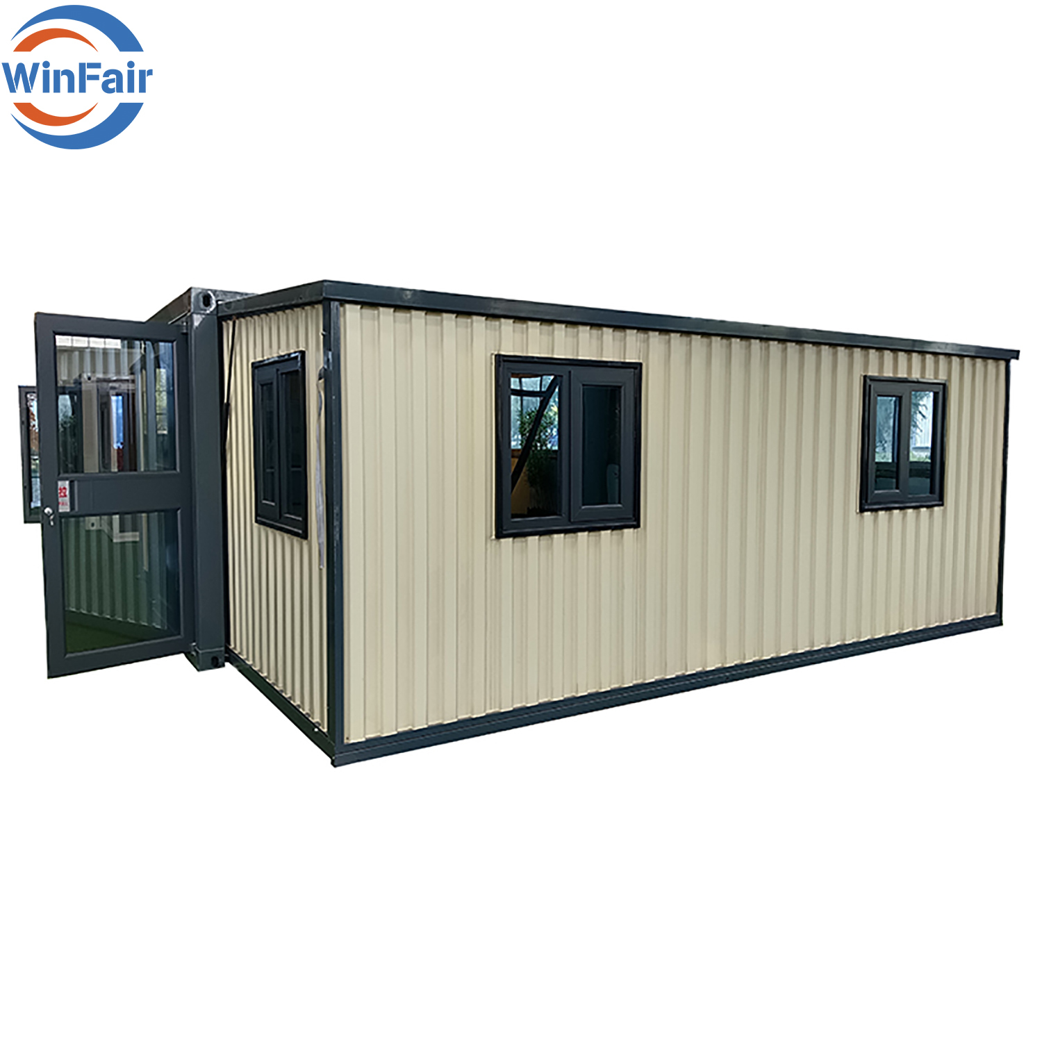 WinFair Extendable Container Houses Ready To Living 2 Bedroom Portable Two Bedroom Luxury Prefabricated 2 Bed Room House