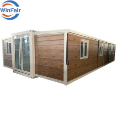 WinFair Shipping Containers 40 Feet High Cube 3 Bedroom Container House Prefab Beach House Prefabricated Homes Modern Luxury