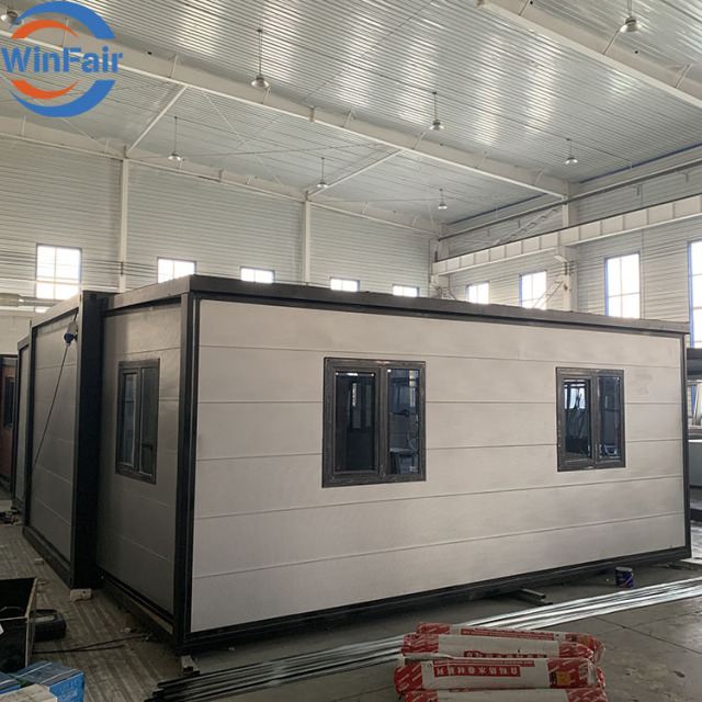 WinFair Expandable Mobile Foldable Container Villas Prefab Beach Expansive House Modern Luxury Design 20 Ft Under 50K