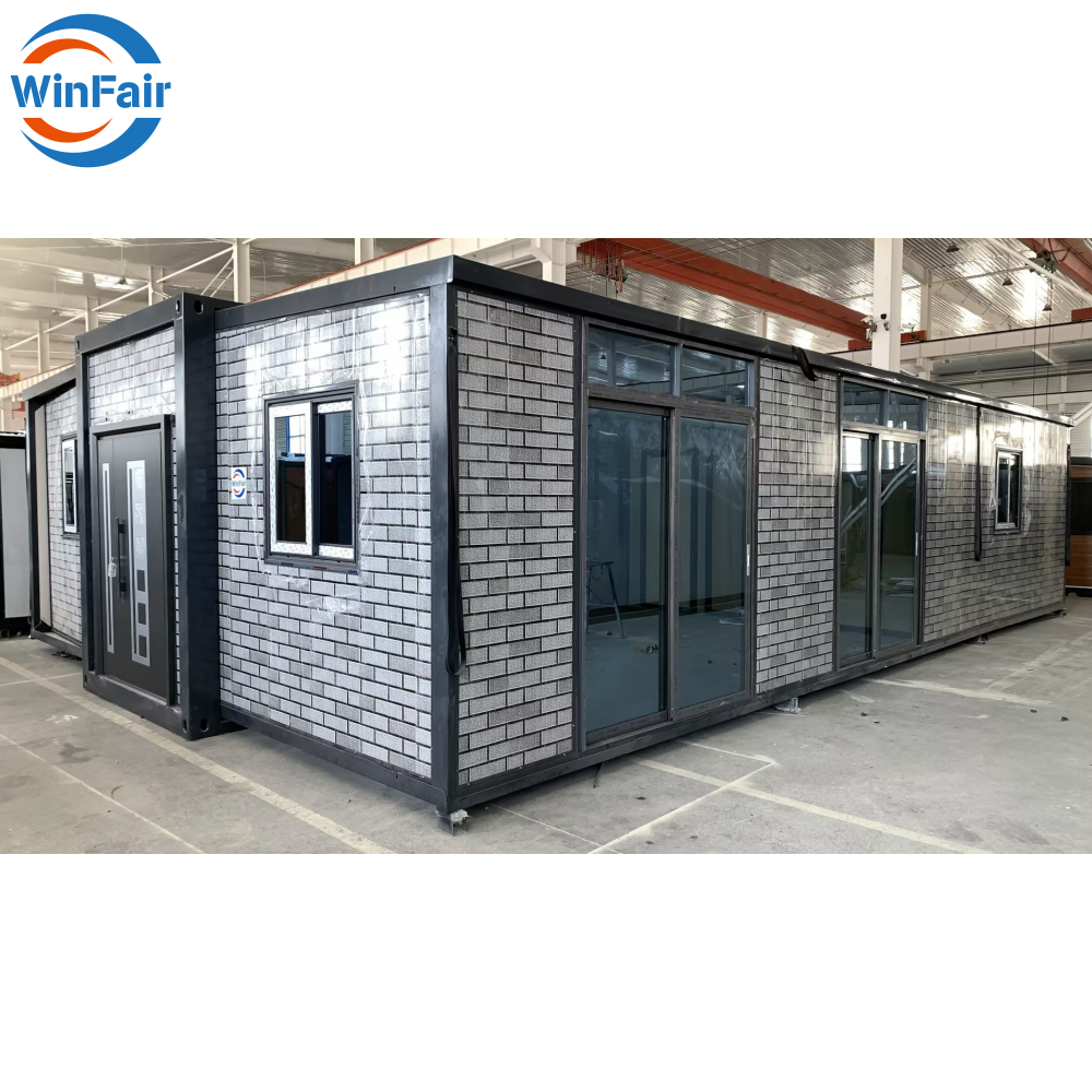 WinFair Portable Homes Prefabricated 2 Bedroom Foldable Prefab Australia Expandable Container Modern House 40Ft Luxury