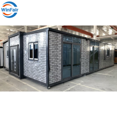 WinFair Expandable Container Prefabrik Beach 2 Bedroom Foldable Mobile House Prefabricated Homes 40 Ft Feet Luxury