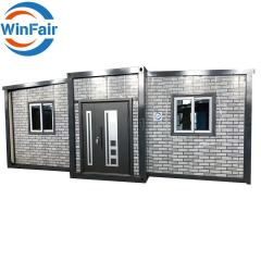 WinFair 40 Foot Prefeb Extendable Container Ready Made House From China Modular Prefabricated Houses 2 Rooms
