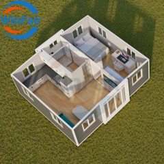 WinFair Mobile Expandable Prefab House Prefabricated Luxury Homes Prefab Modern House 1 Room Low Cost With Restroom Outdo