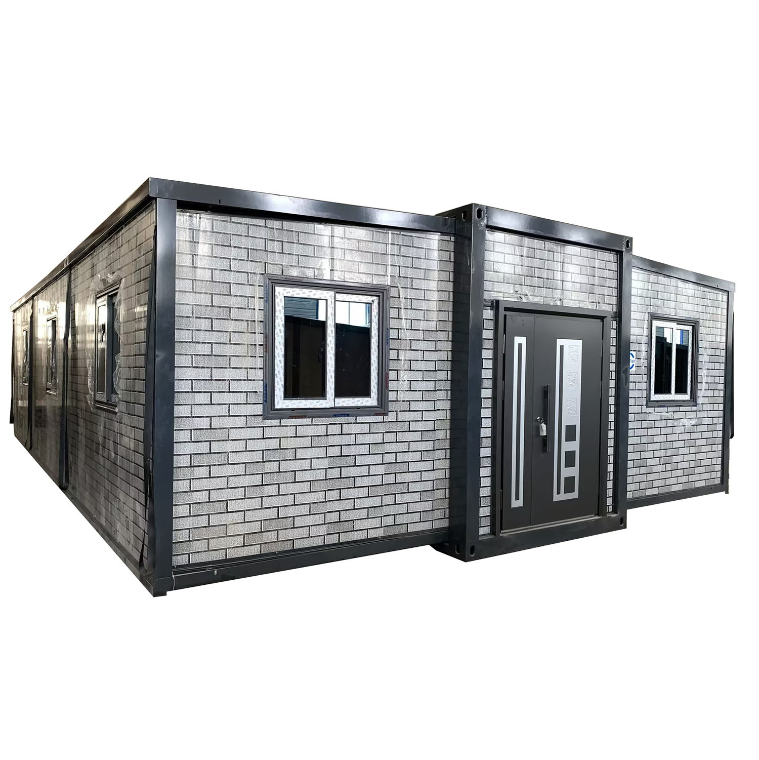 WinFair 40 Foot Prefeb Extendable Container Ready Made House From China Modular Prefabricated Houses 2 Rooms