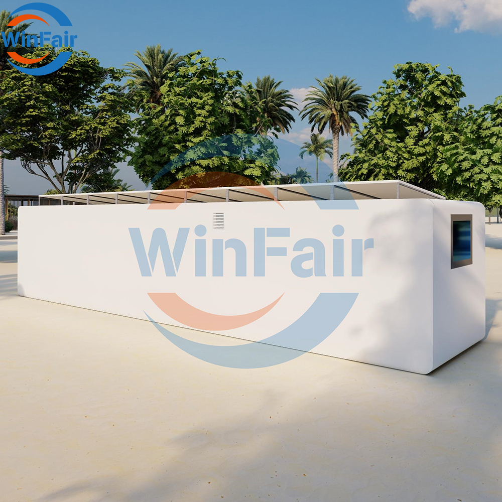 WinFair China Solar Prefab 1 Bedroom Container Thailand Prefabricated House 40Ft Apple Cabin Modern Luxury Villa House