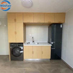 WinFair Apple Cabin Supplier Prefab Mobile Office Steel Sandwich Panel Mobile Cabin for Home Shop or Villa Use Apple Cabin House