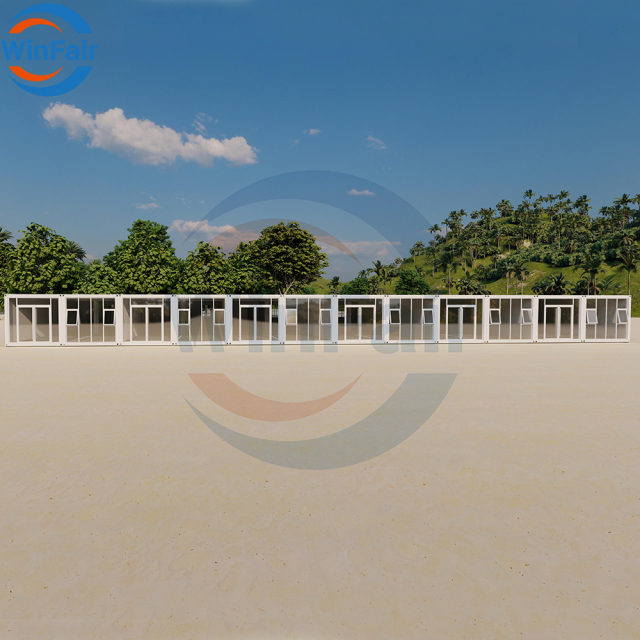 WinFair Luxury Prefab Home House Apartment Galvanized Container Villa Modular Granny Flat Passive House Customize From China