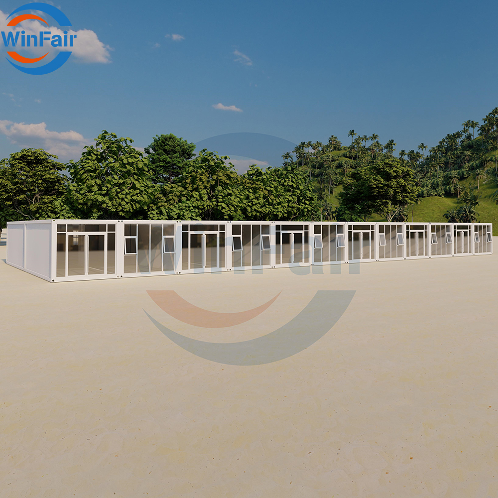 WinFair 40 Foot Modular Office Container House Prefabricated Prefab Houses Modern Luxury Villa Price With Bathroom China