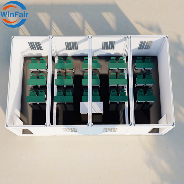 WinFair Mexico Granny Flat Foldable Modular Prefab Prefabricated Mobile Tiny House Price Container Homes Modern Luxury Villa