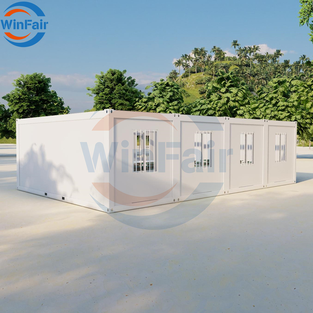WinFair Mexico Granny Flat Foldable Modular Prefab Prefabricated Mobile Tiny House Price Container Homes Modern Luxury Villa