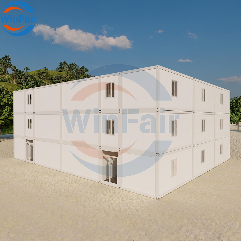 WinFair Restaurants Container Prefabricated Economic Prefab Modular House Construction Restaurant Beirut Precast Modular Housing